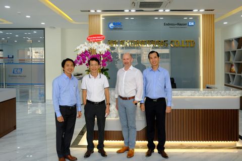 Welcome Mr Martin Schaub-Adolf - Director Sales Endress+Hauser International AG visit NK Engineering