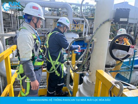 NK Engineering commissioning the Rotork Pakscan system at a petroleum refining complexes