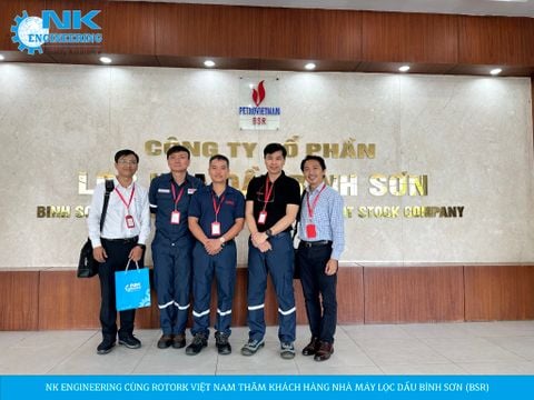 NK Engineering cùng Rotork Việt Nam thăm Nhà máy lọc dầu Bình Sơn