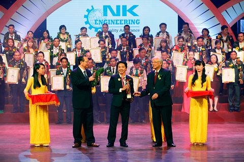 NK Engineering đạt top 50 thương hiệu dẫn đầu Việt Nam 2015
