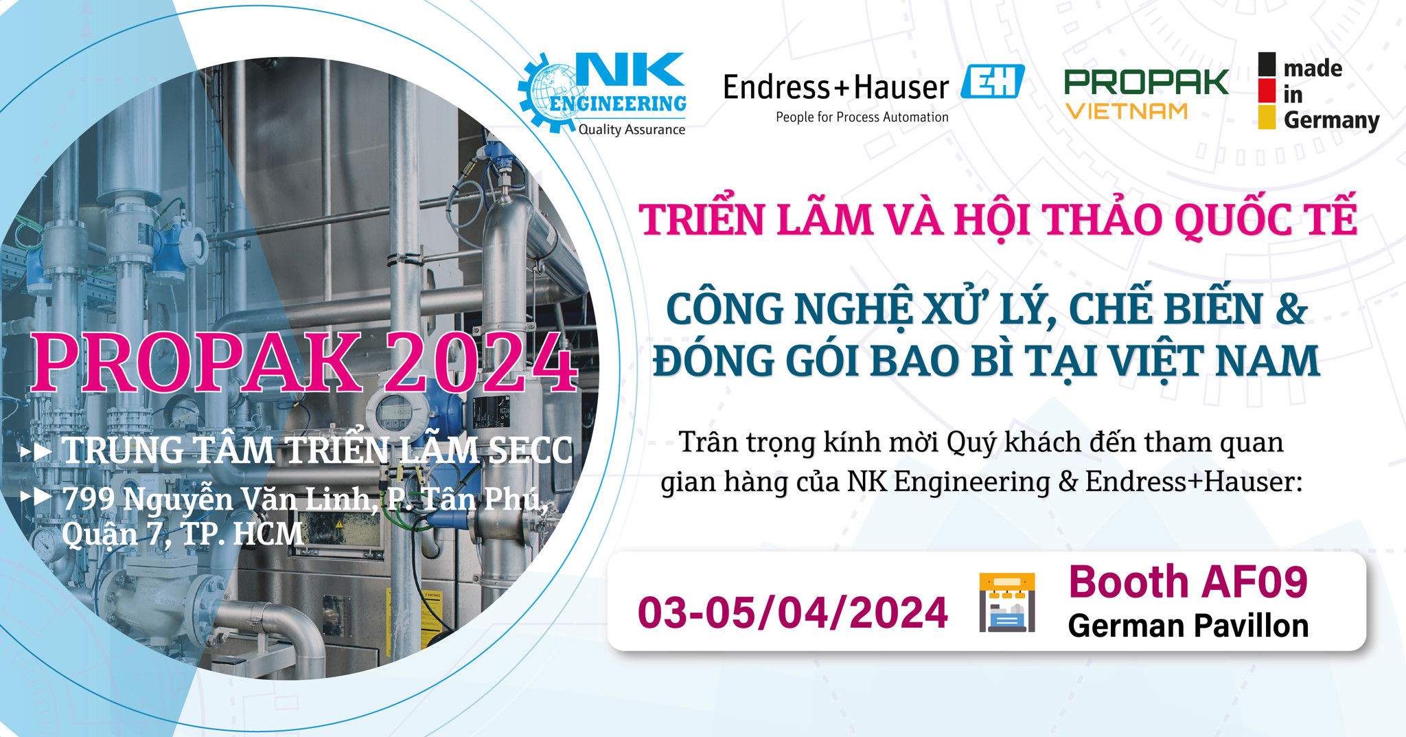 NK Engineering tham gia triển lãm Propak Vietnam 2024