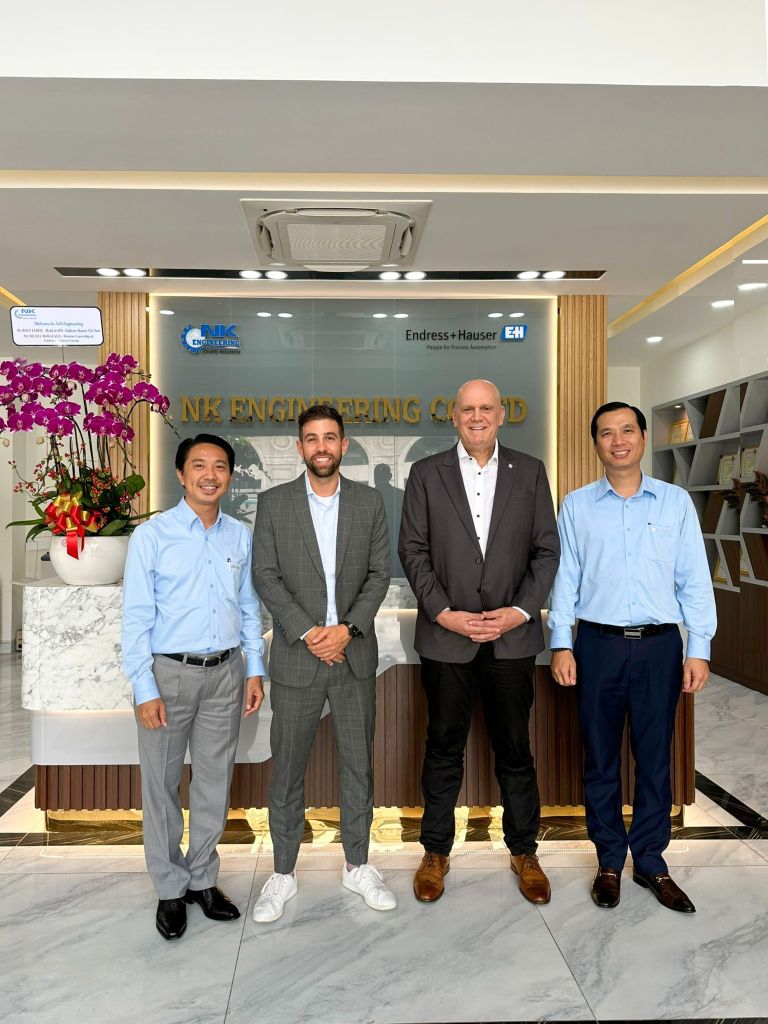 NK Engineering had the privilege of hosting two esteemed guests from Endress+Hauser