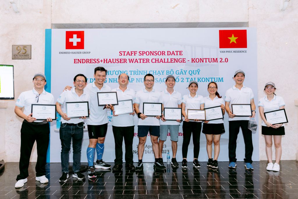 Endress+Hauser Vietnam and NK Engineering has participated the Staff Sponsor Date