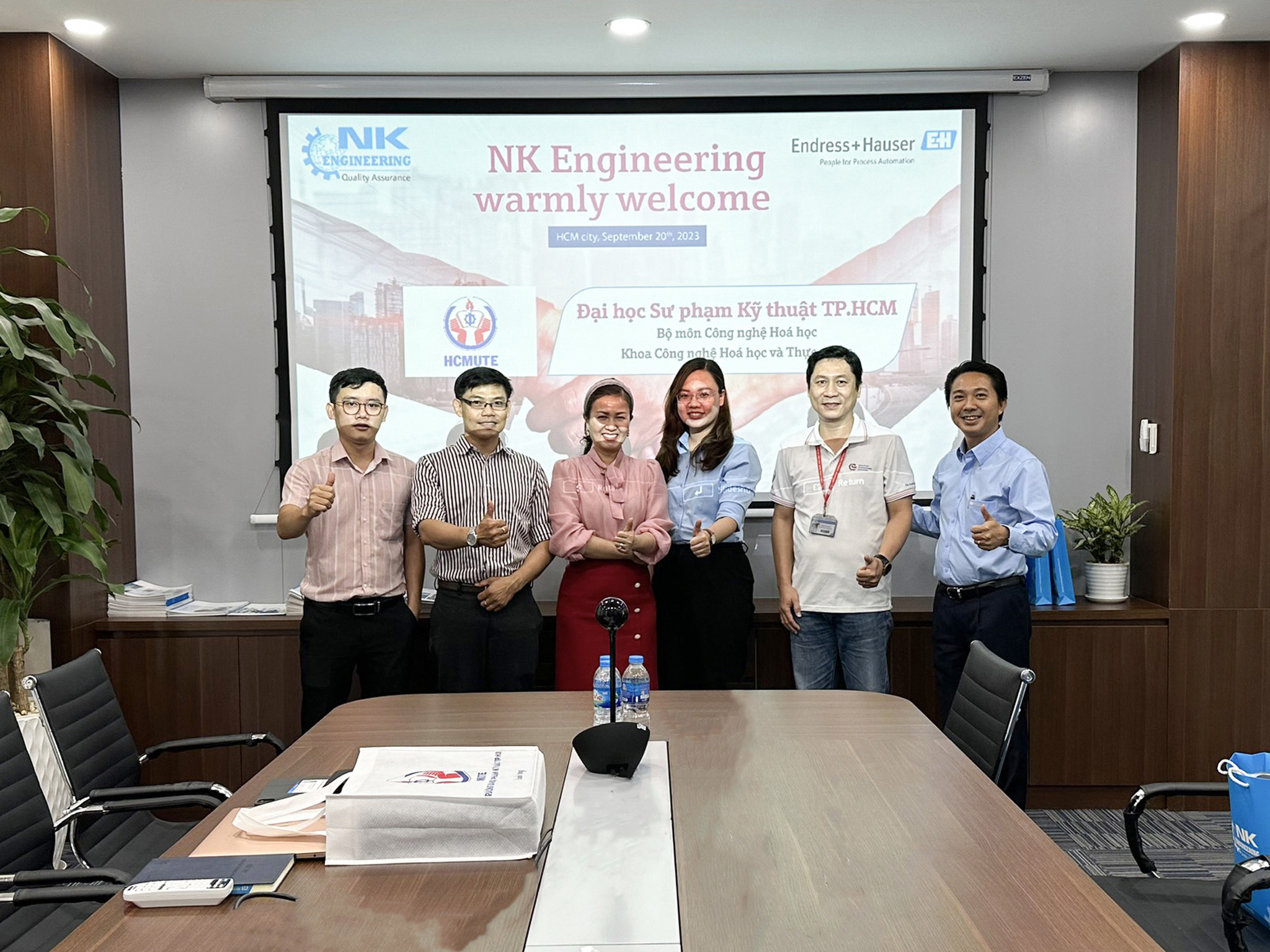 NK Engineering collaborate with HCMUTE