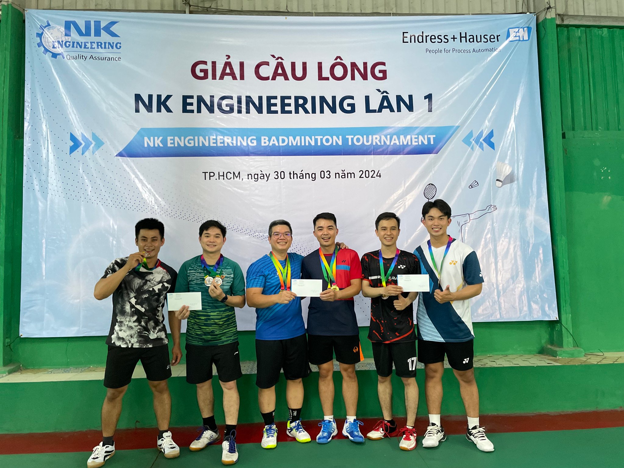 NK Engineering giải cầu lông