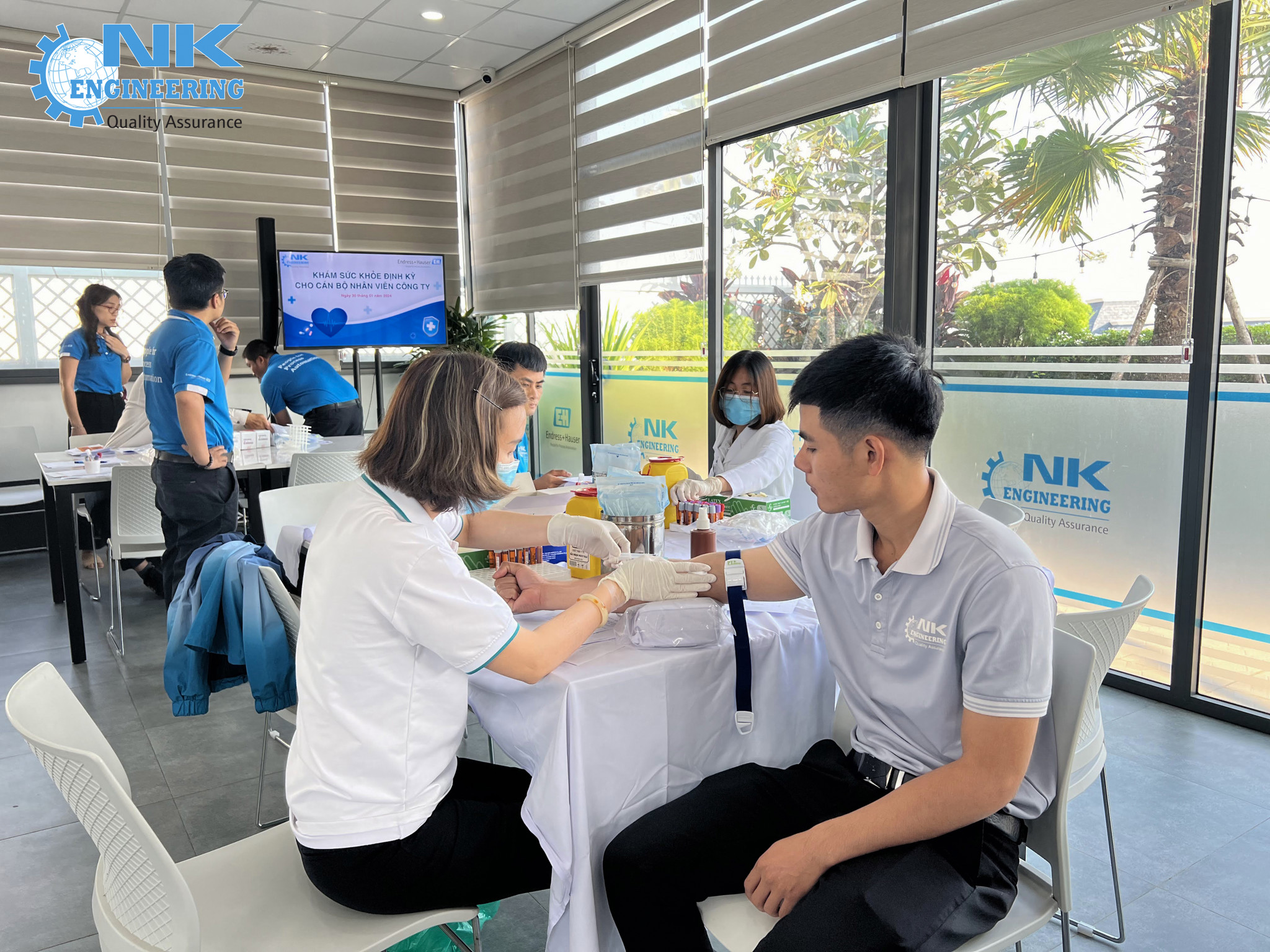 NK Engineering khám sức khỏe cho nhân viên