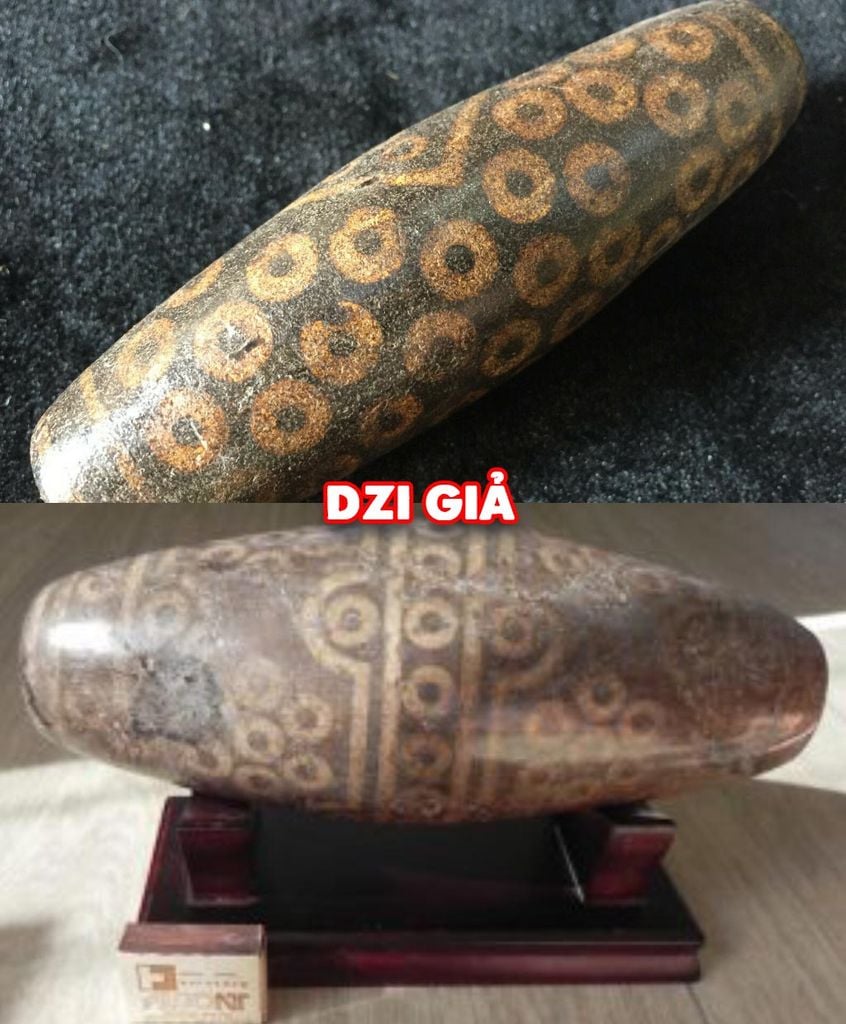 đá Dzi giả