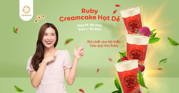 Ruby Cream Cake Hạt Dẻ - Không Ngần Ngại Khẳng Định Khí Chất