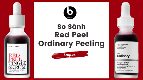 Nên Peel Da Bằng Red Peel Hay The Ordinary?