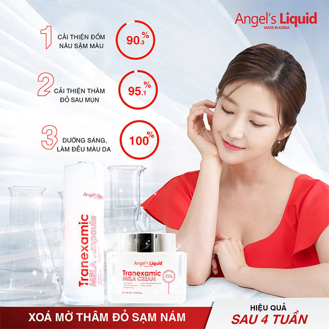 Tinh Chất Serum Trị Nám Chuyên Sâu Angel's Liquid Tranexamic Mela Ampo – Beny Cosmetics