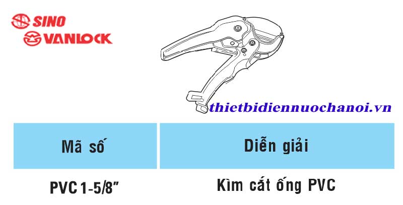 Kìm cắt ống Sino SP Vanlock