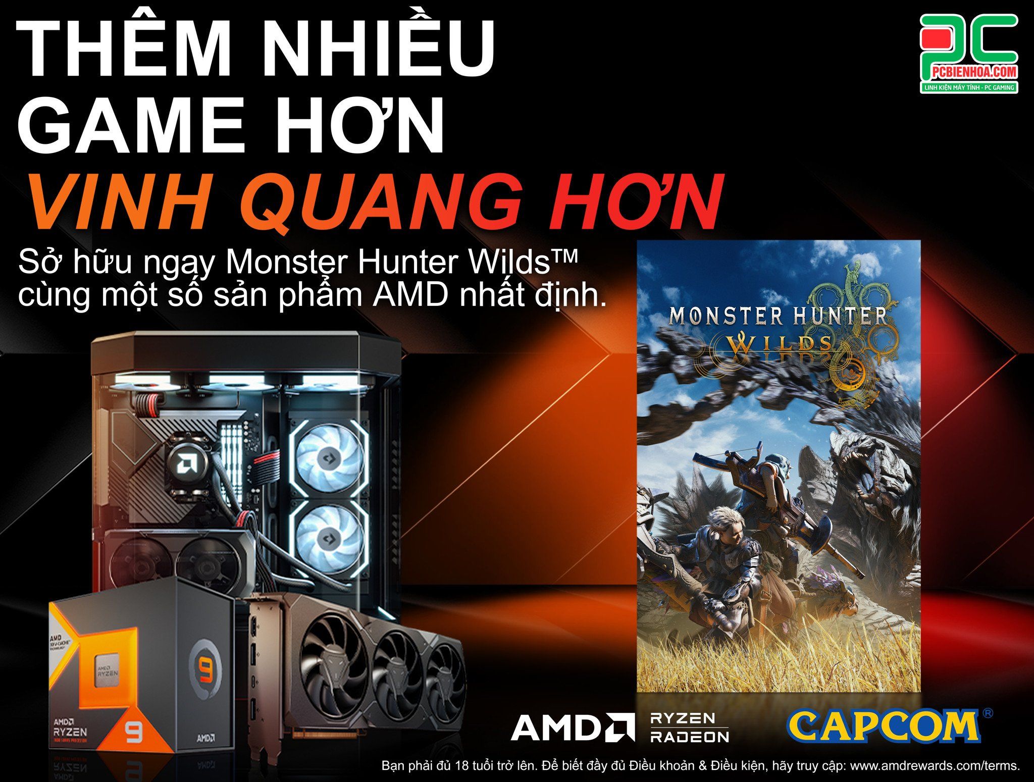 [AMD] THÊM NHIỀU GAME HƠN – VINH QUANG HƠN (25.02-26.04.2025)