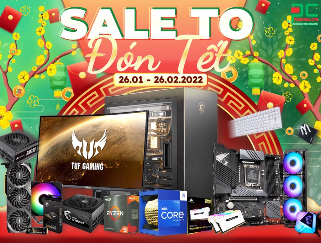 [PCBIENHOA] SALE TO ĐÓN TẾT - 26.01 - 26.02.2022