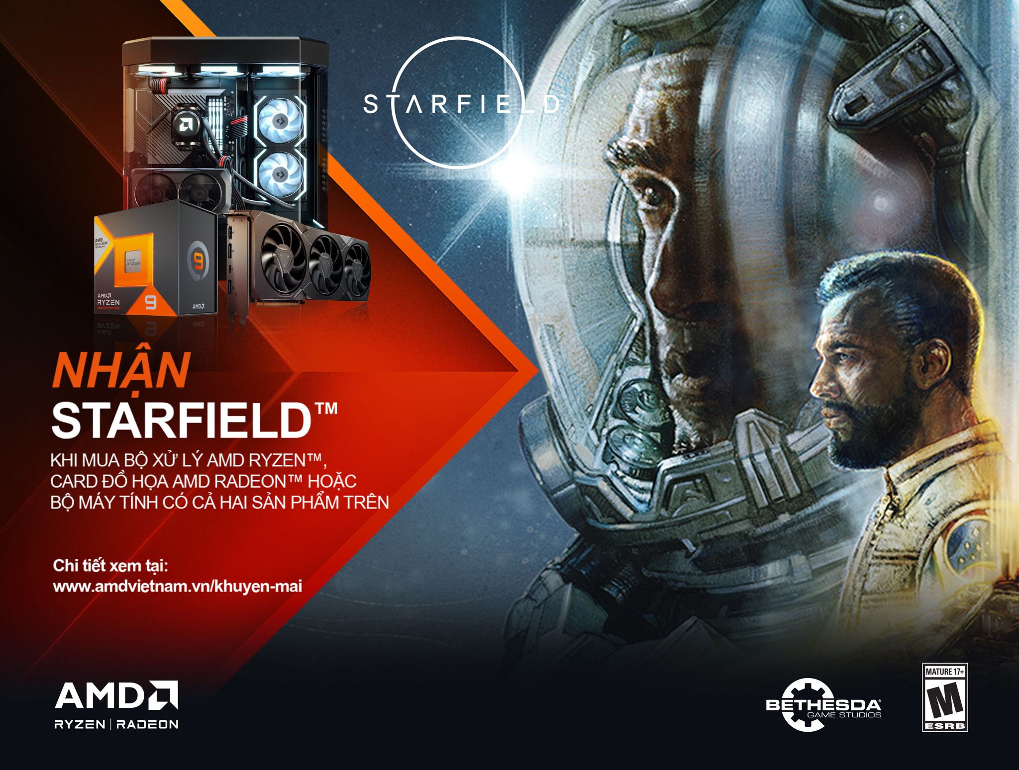 [AMD] CTKM Tặng Game STARFIELD™