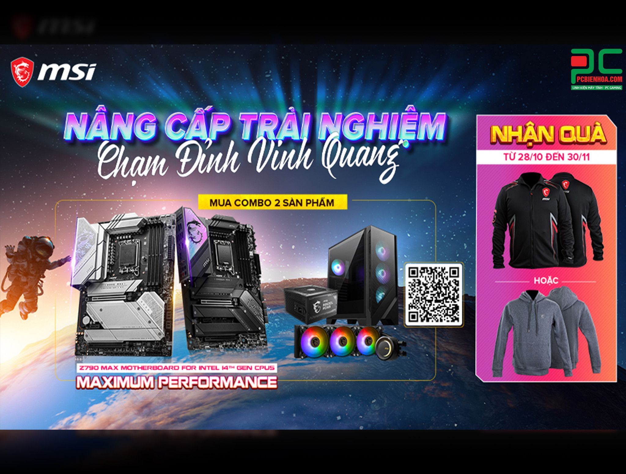 [MSI] - NÂNG CẤP TRẢI NGHIỆM - CHẠM ĐỈNH VINH QUANG (28.10 - 30.11.2023)