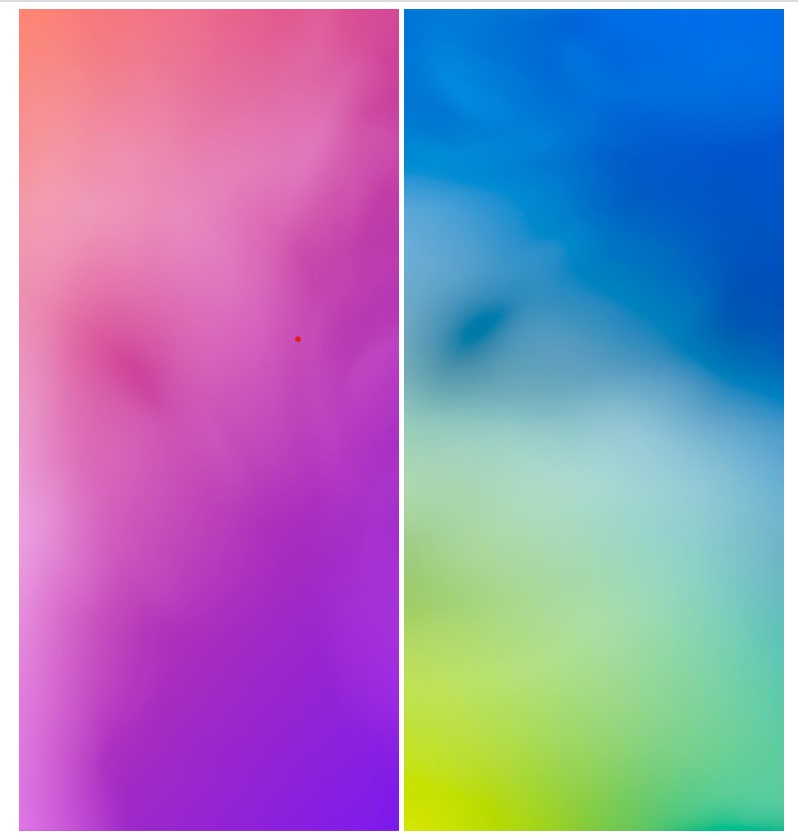 Chia sẻ bộ hình nền 2 màu chia đôi cho iPhone độc đáo