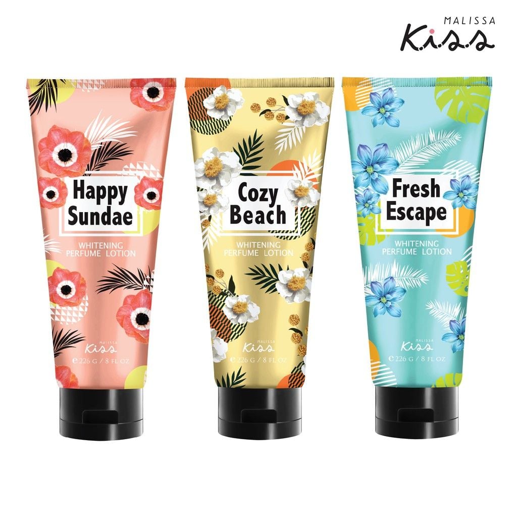 Malissa Kiss Whitening Perfume Body Lotion #Sunshine 226g