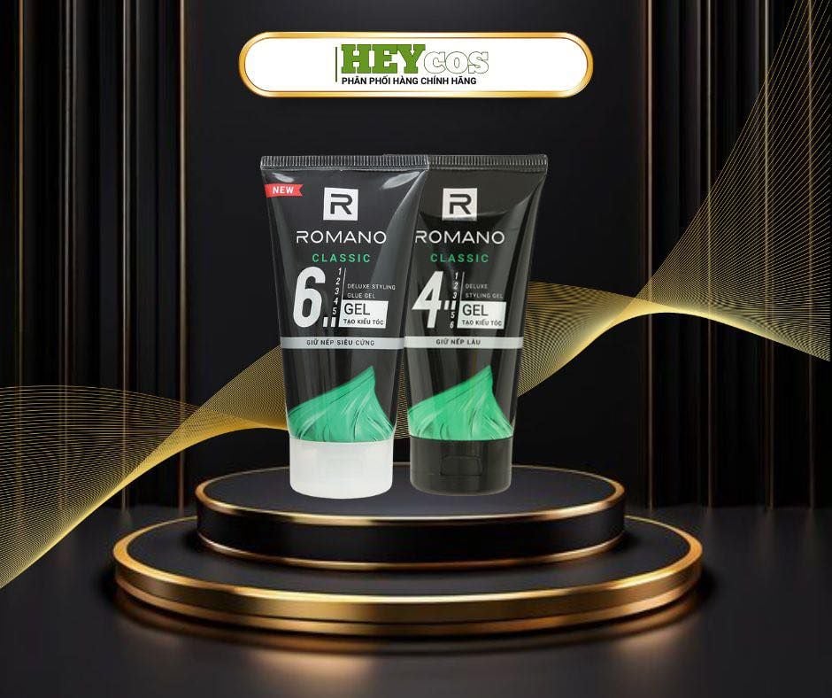ROMANO CLASSIC – GEL VUỐT TÓC NAM ĐẲNG CẤP PHÁI MẠNH