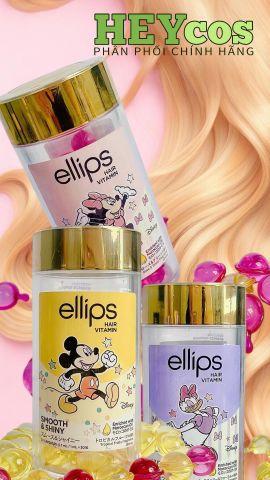 🎀✨ ELLIPS SERUM DƯỠNG TÓC DISNEY – BÍ QUYẾT MÁI TÓC BÓNG KHỎE CHUẨN SALON NGAY TẠI NHÀ ✨🎀