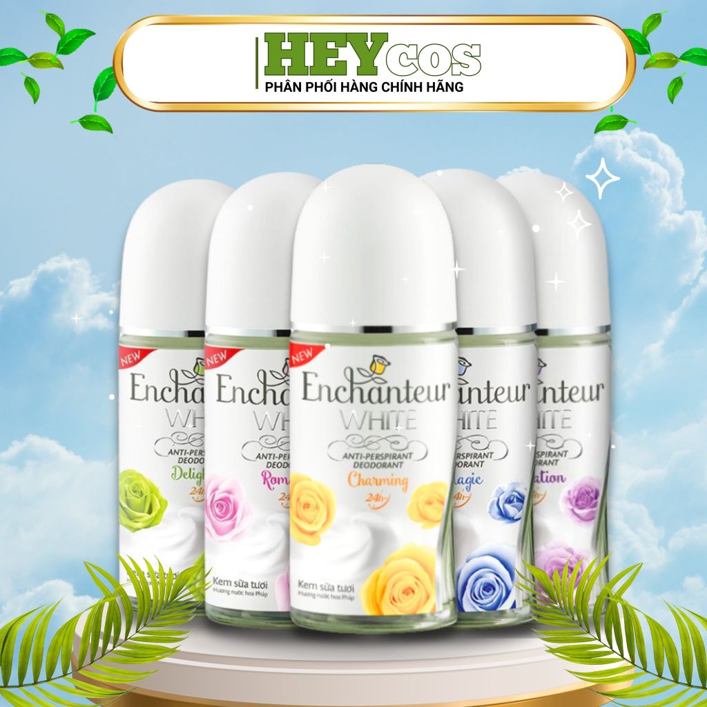 🌸 Bí Quyết Tỏa Hương Tự Tin Cả Ngày Cùng Lăn Khử Mùi Enchanteur White