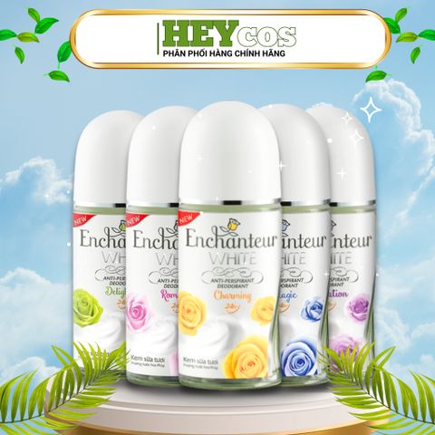 🌸 Bí Quyết Tỏa Hương Tự Tin Cả Ngày Cùng Lăn Khử Mùi Enchanteur White