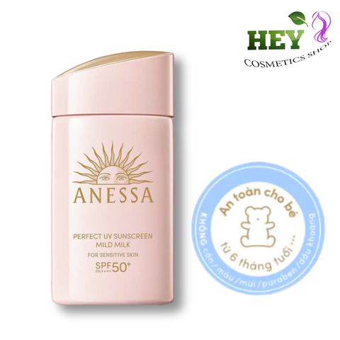 Kem Chống Nắng Anessa Perfect UV Sunscreen Mild Milk An Toàn Cho Cả Em Bé Từ 6 Tháng Tuổi Bạn Đã Biết Chưa?