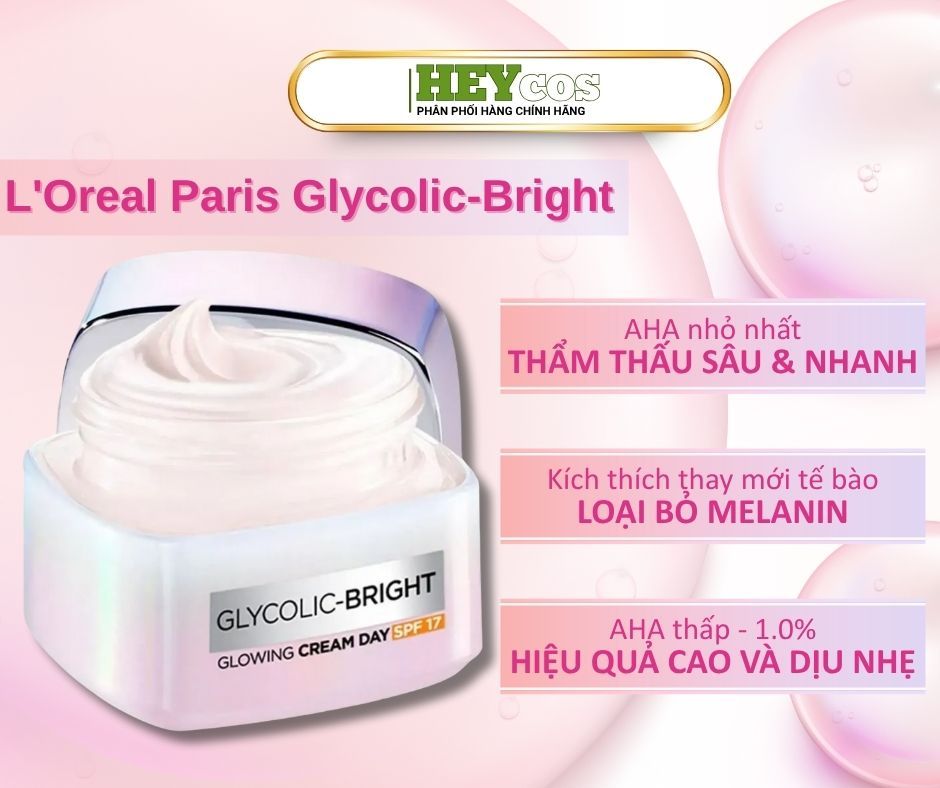 💎 Kem Dưỡng L’Oreal Paris Glycolic-Bright – 50ml