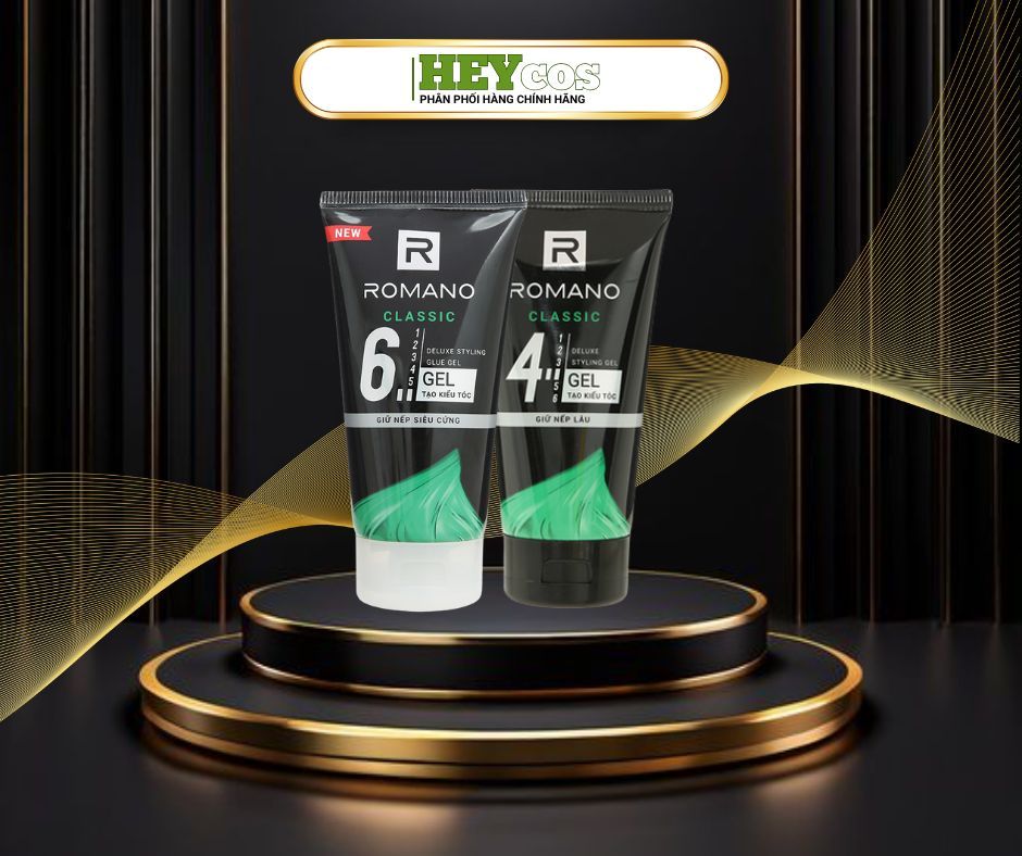 💇‍♂️ Gel Vuốt Tóc Romano Classic – 150g