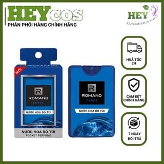 Nước Hoa Romano Bỏ Túi 18ml – Nhỏ Gọn, Nam Tính, Luôn Sẵn Sàng Cuốn Hút
