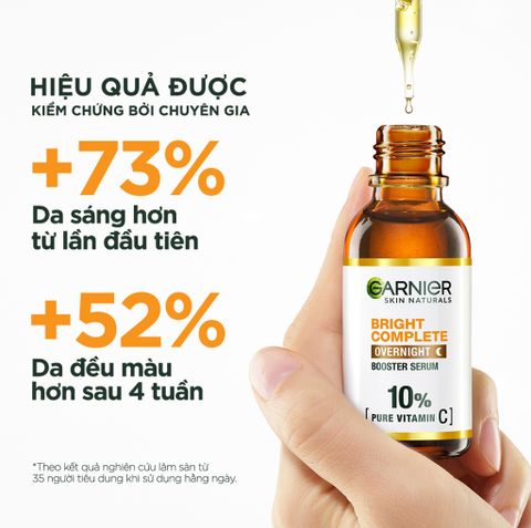 🌙 Serum Dưỡng Sáng Da Ban Đêm Garnier 10% Vitamin C – 30ml