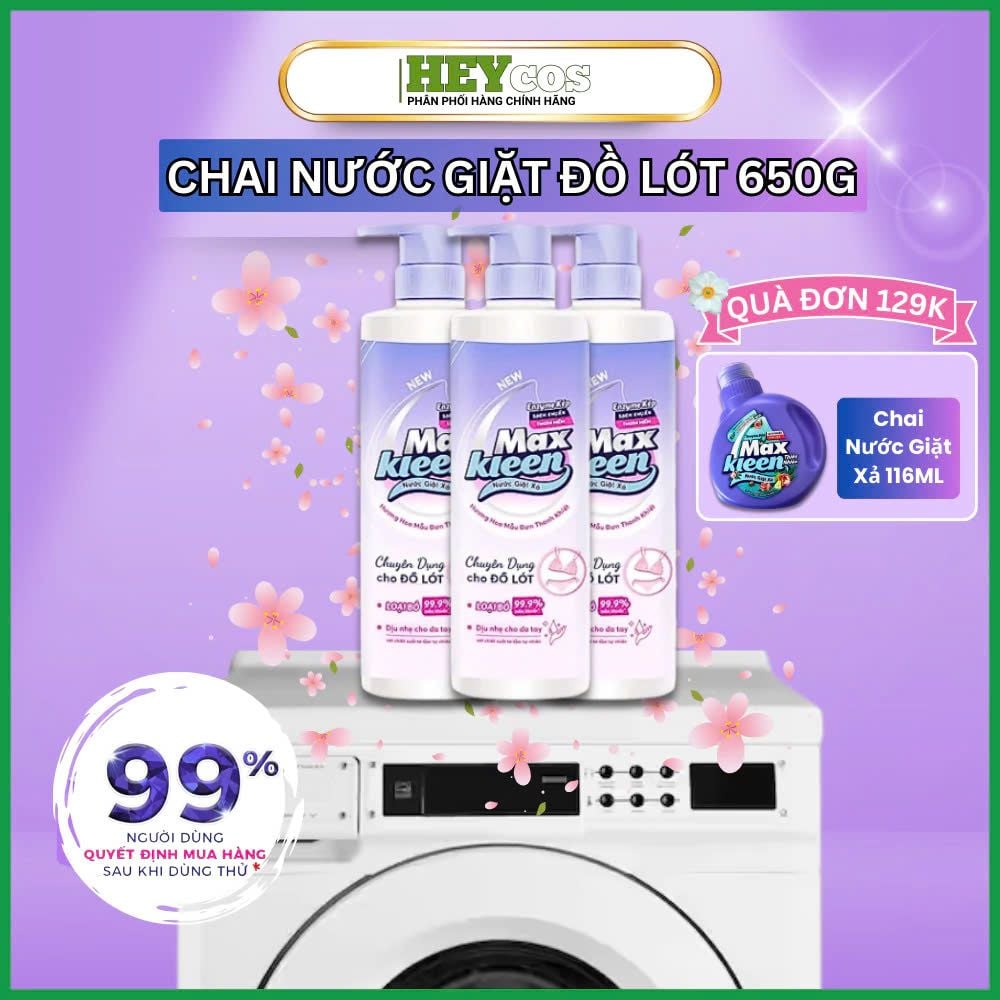 Nước Giặt Đồ Lót Maxkleen – Chuyên Gia Chăm Sóc Đồ Lót & Da Nhạy Cảm.