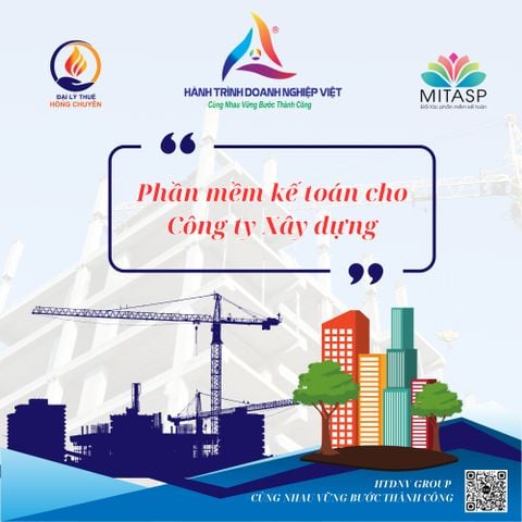 Phần mềm kế toán cho Công ty Xây dựng