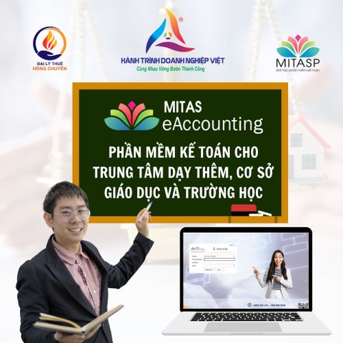 Phần mềm kế toán cho Trung tâm dạy thêm, cơ sở giáo dục và trường học