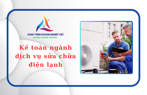 Kế toán ngành dịch vụ sửa chữa điện lạnh