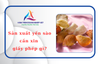 Sản xuất yến sào cần xin giấy phép gì?