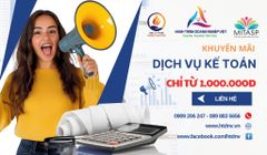 Khuyến mãi dịch vụ kế toán - chỉ từ 1.000.000đ
