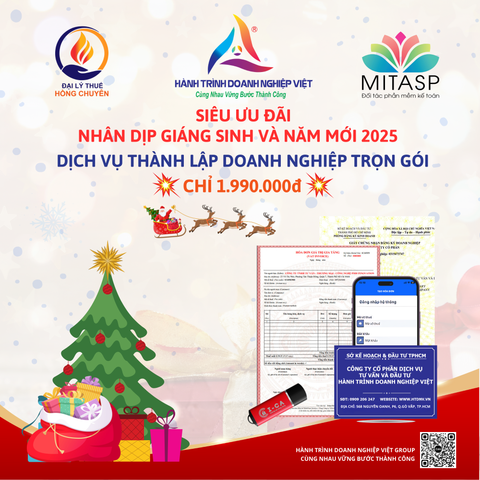 Siêu ưu đãi giáng sinh và năm mới 2025 với gói dịch vụ chỉ 1.990.000Đ