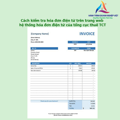 Cách kiểm tra hóa đơn điện tử trên trang web hệ thống tổng cục thuế TCT