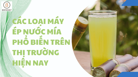 Các loại máy ép nước mía phổ biến trên thị trường hiện nay
