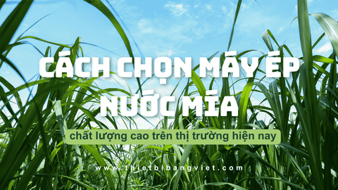 [ Bật mí ] cách chọn máy ép nước mía chất lượng cao trên thị trường hiện nay
