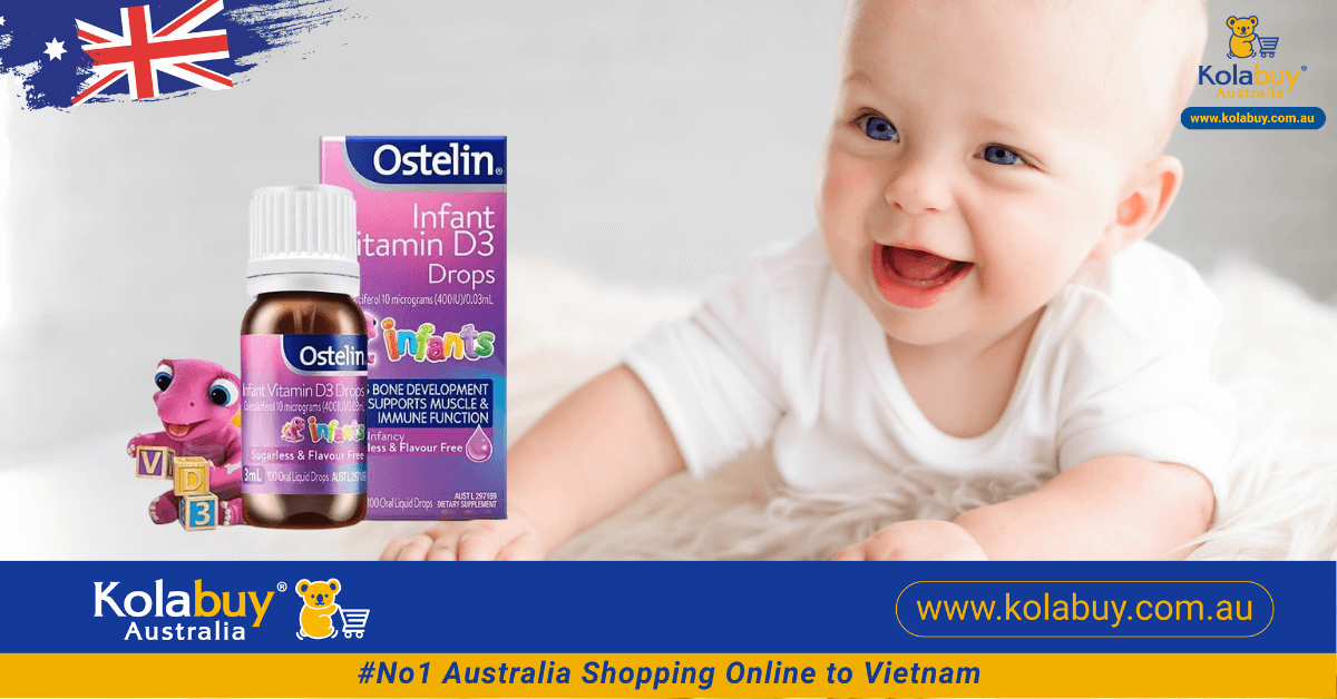 Hướng dẫn bổ sung Ostelin D3 Drop cho bé chuẩn nhất