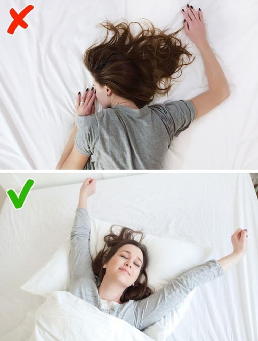 5 dấu hiệu khi bạn ngủ sai tư thế