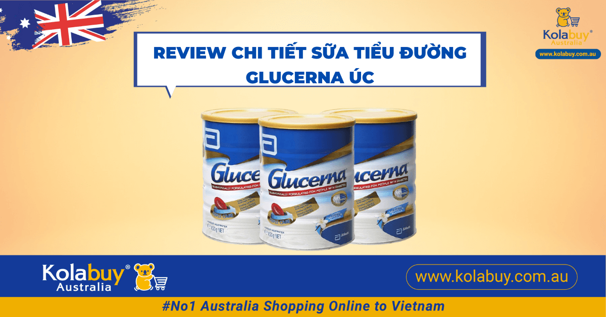 Review chi tiết sữa tiểu đường Glucerna Úc