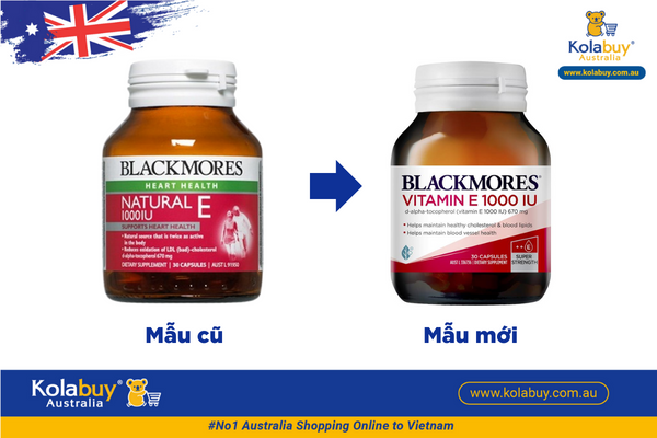 Blackmores Vitamin E 1000iu 30 Viên