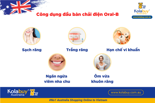 Đầu bàn chải điện thay thế Oral B