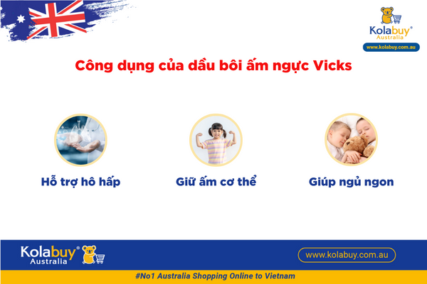Dầu bôi ấm ngực Vicks Baby Balsam Decongestant Chest Rub 50g