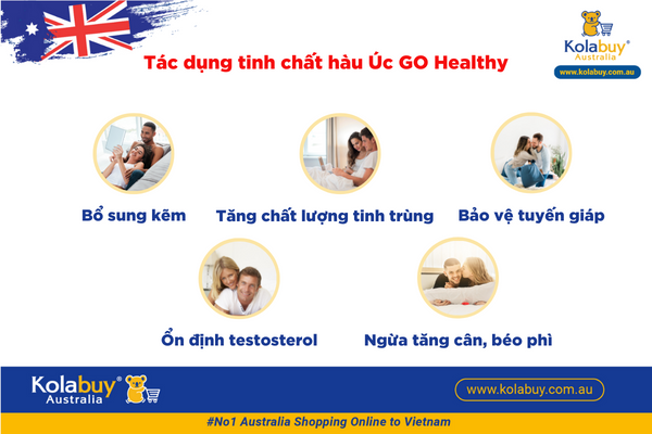 GO Healthy Oyster Plus Zinc 1-A-Day 120 Viên