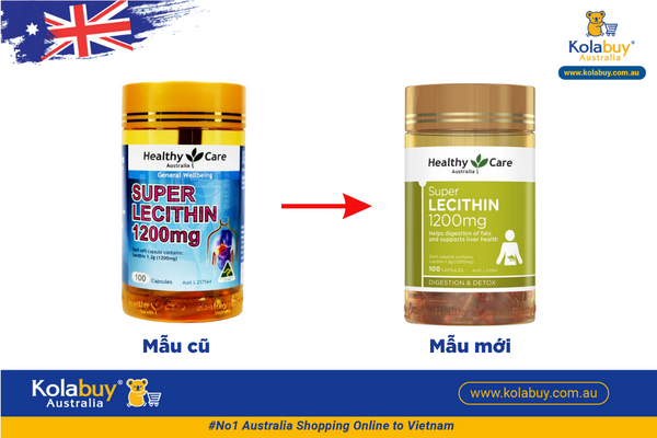 Mầm đậu nành Healthy Care Super Lecithin 1200mg