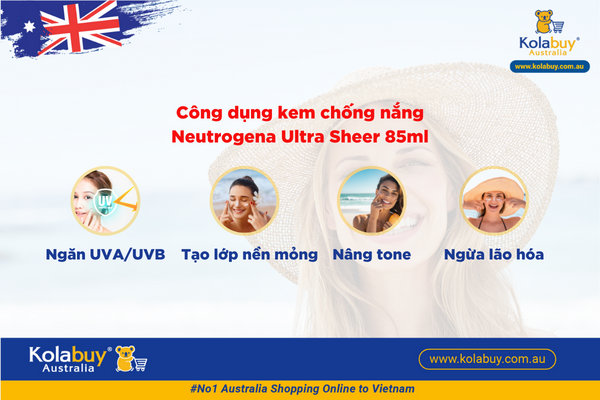 Kem chống nắng Ultra Sheer Neutrogena 85ml