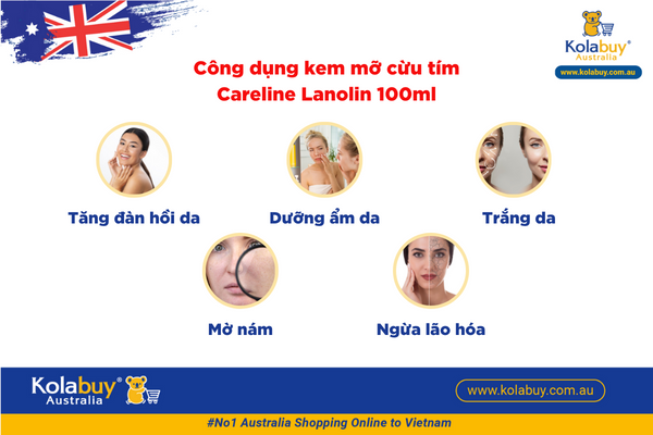 Kem cừu tím Careline
